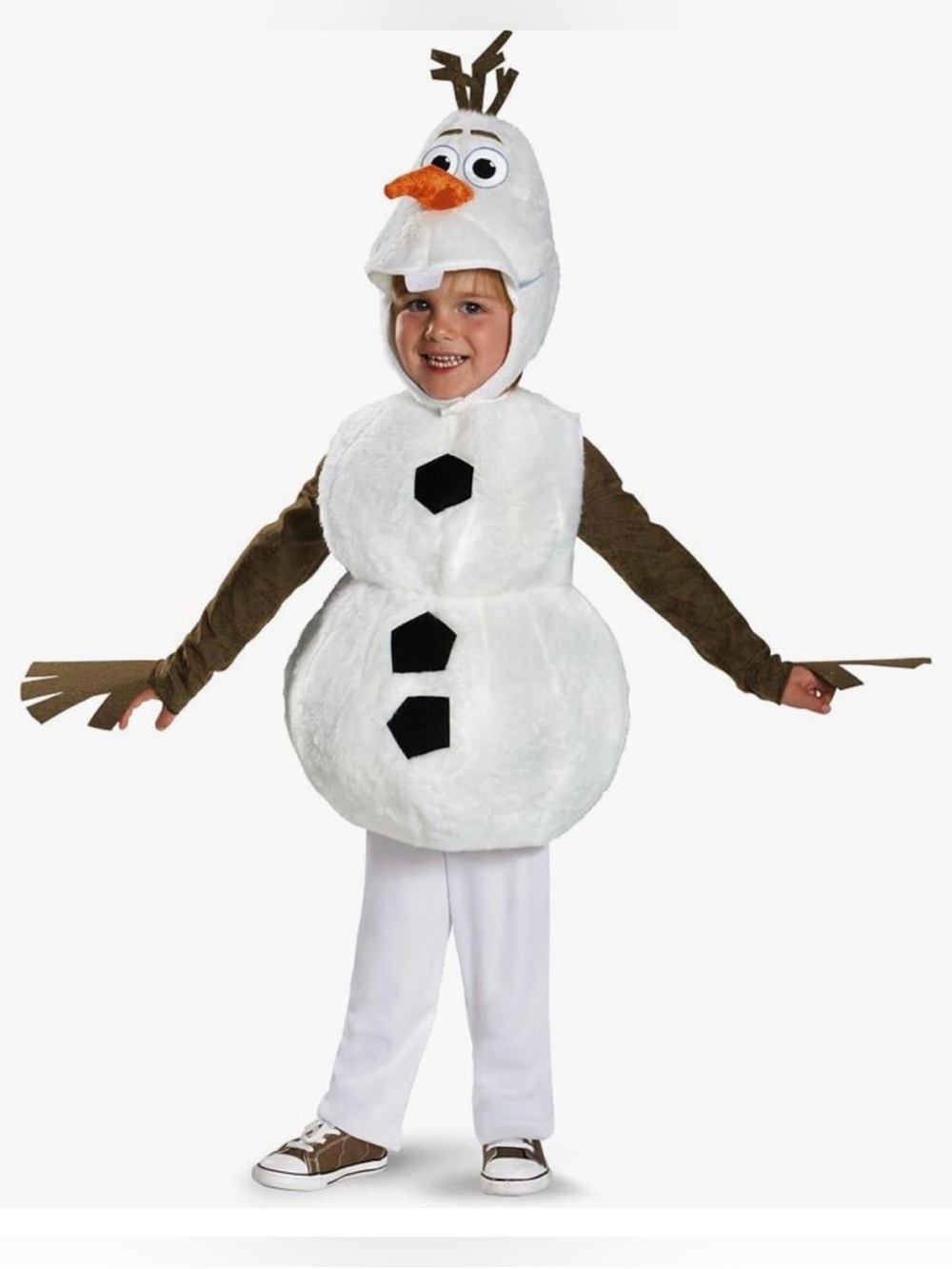 Disney Frozen Olaf Toddler Snowman Halloween Costume (4-6) 4+
